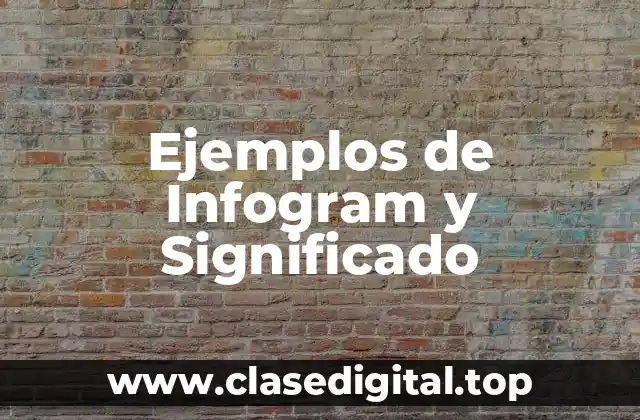 Ejemplos de Infogram y Significado
