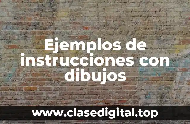 Ejemplos de instrucciones con dibujos