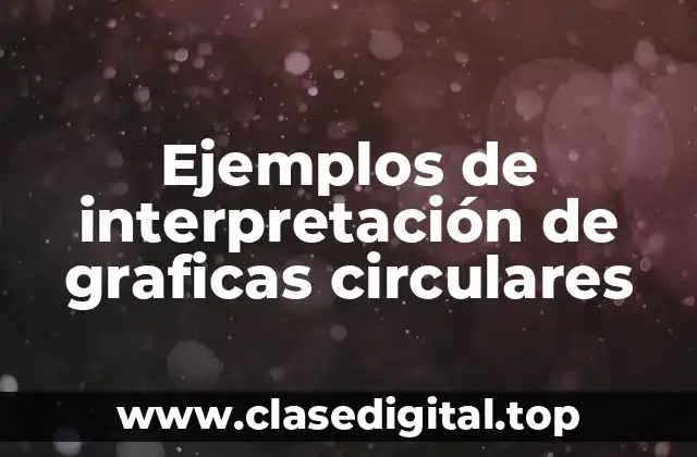 Ejemplos de interpretación de graficas circulares