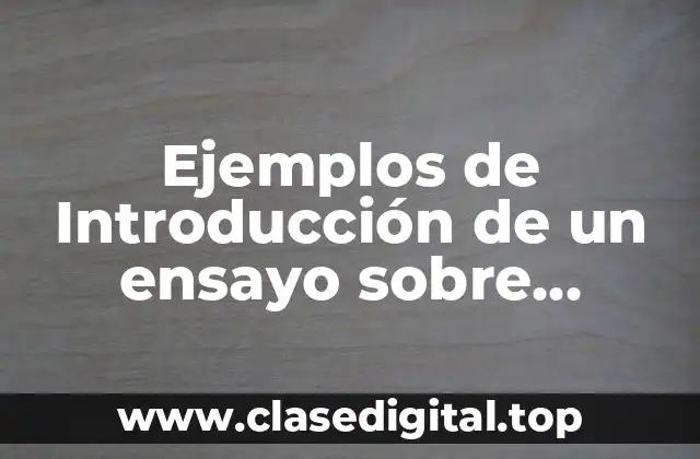 Ejemplos de Introducción de un ensayo sobre contaminación de automóviles