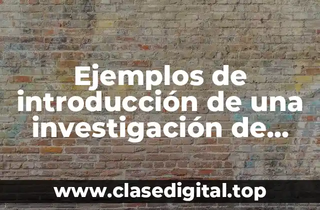 Ejemplos de introducción de una investigación de mercados de Starbucks