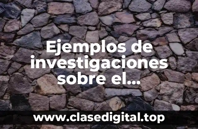 Ejemplos de investigaciones sobre el comportamiento del mexicano