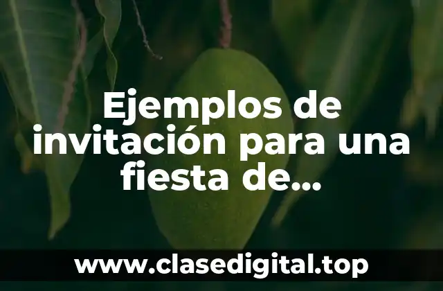 Ejemplos de invitación para una fiesta de cumpleaños dulces veintiuno