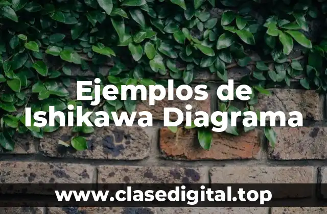 Ejemplos de Ishikawa Diagrama