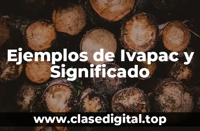 Ejemplos de Ivapac y Significado