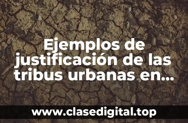 Ejemplos de justificación de las tribus urbanas en Oaxaca