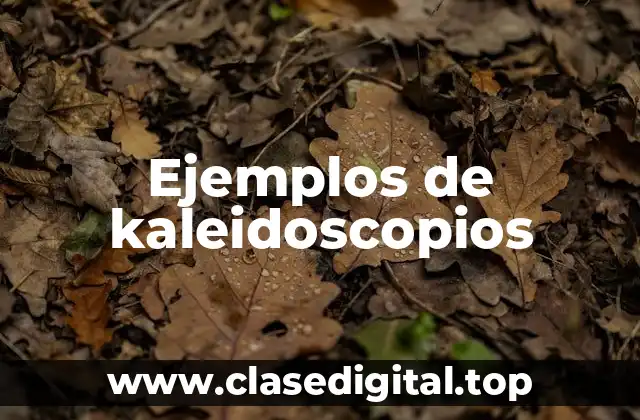 Ejemplos de kaleidoscopios