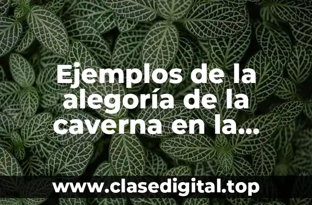 Ejemplos de la alegoría de la caverna en la actualidad