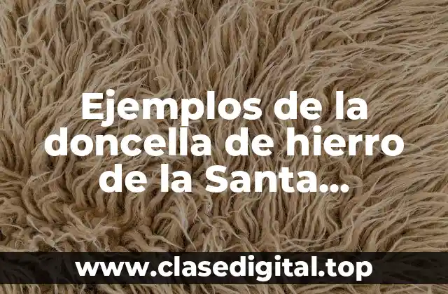 Ejemplos de la doncella de hierro de la Santa Inquisición y Significado