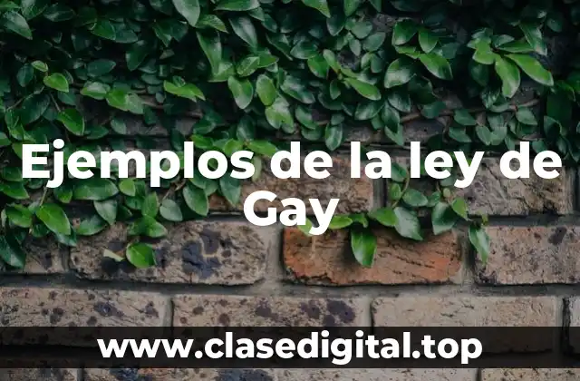 Ejemplos de la ley de Gay-Lussac