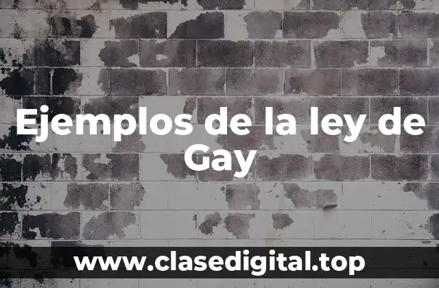 Ejemplos de la ley de Gay-Lussac