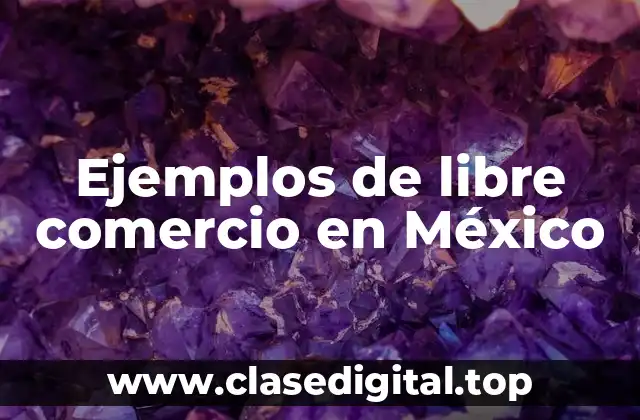 Ejemplos de libre comercio en México