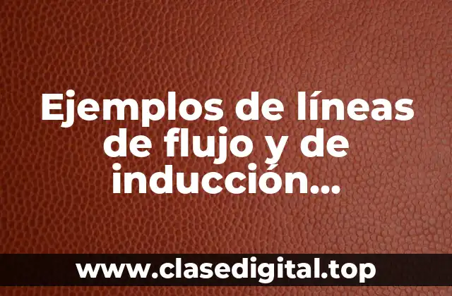 Ejemplos de líneas de flujo y de inducción magnética