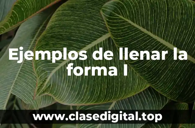 Ejemplos de llenar la forma I-751