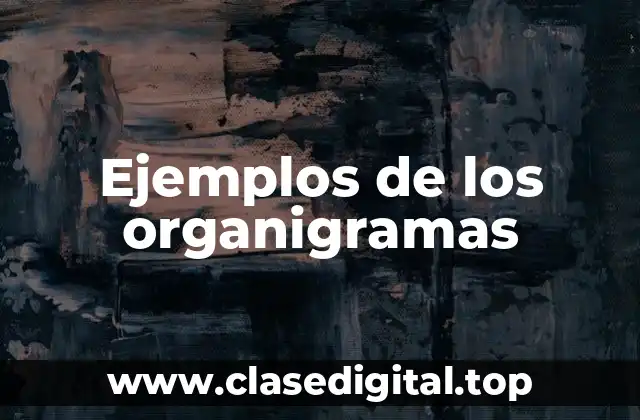 Ejemplos de los organigramas