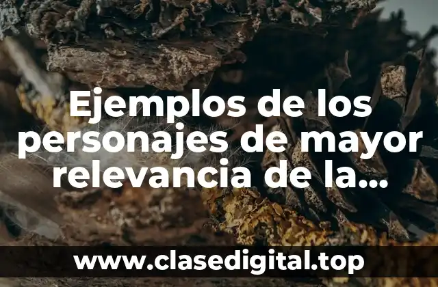 Ejemplos de los personajes de mayor relevancia de la psicología