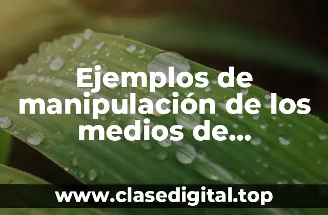 Ejemplos de manipulación de los medios de comunicación en Venezuela