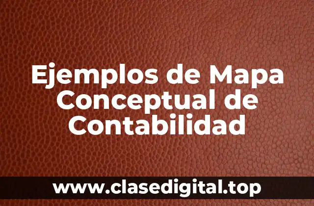 Ejemplos de Mapa Conceptual de Contabilidad