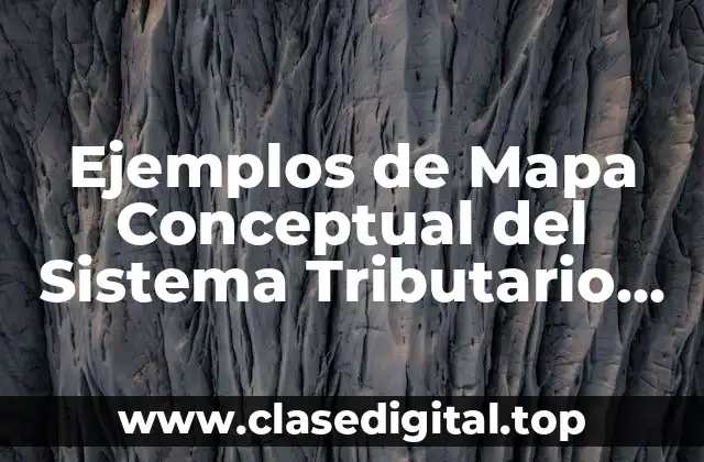 Ejemplos de Mapa Conceptual del Sistema Tributario en México