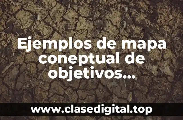 Ejemplos de mapa coneptual de objetivos empresariales clasificación