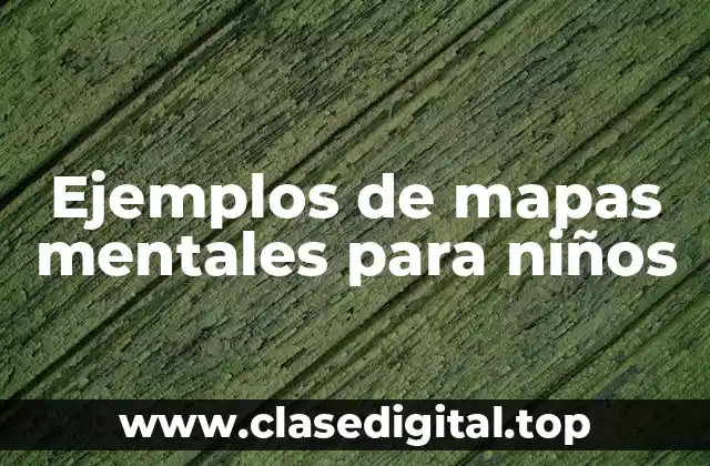 Ejemplos de mapas mentales para niños