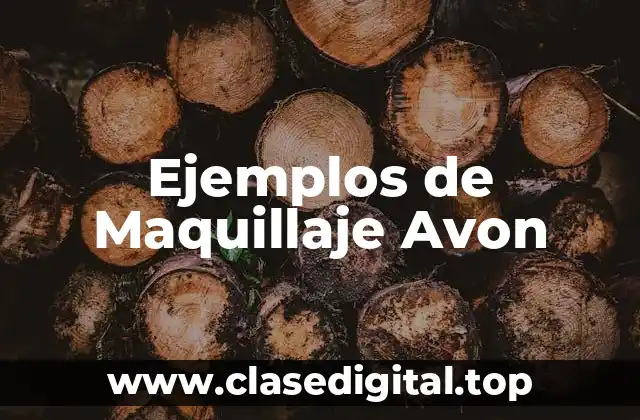 Ejemplos de Maquillaje Avon