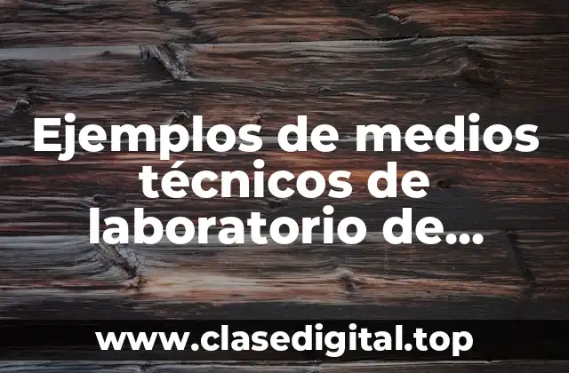 Ejemplos de medios técnicos de laboratorio de confección del vestido
