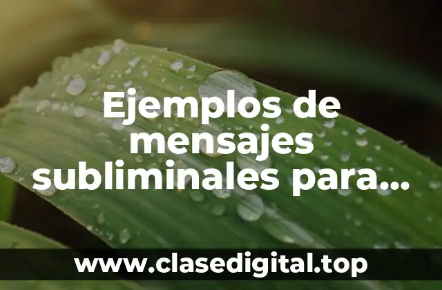 Ejemplos de mensajes subliminales para decirle a tu enemigo