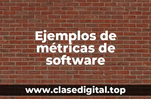 Ejemplos de métricas de software