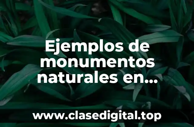 Ejemplos de monumentos naturales en Argentina