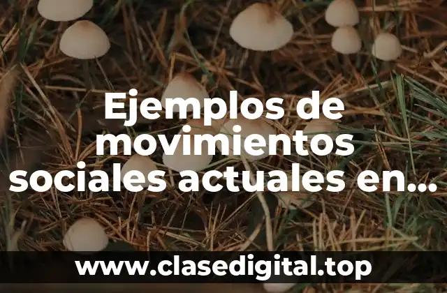 Ejemplos de movimientos sociales actuales en Argentina