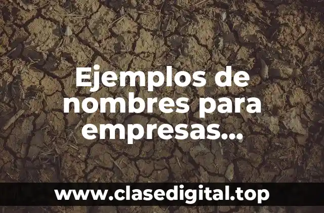 Ejemplos de nombres para empresas inmobiliarias