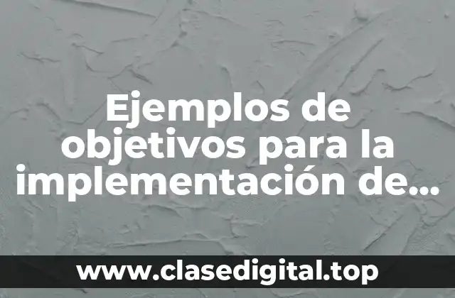 Ejemplos de objetivos para la implementación de talleres de apicultura