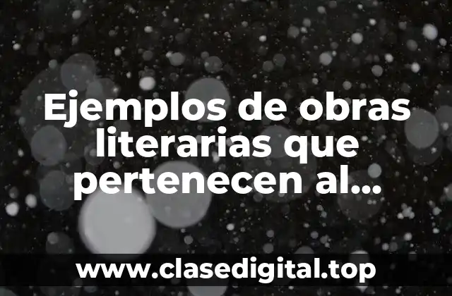 Ejemplos de obras literarias que pertenecen al género ciencia ficción