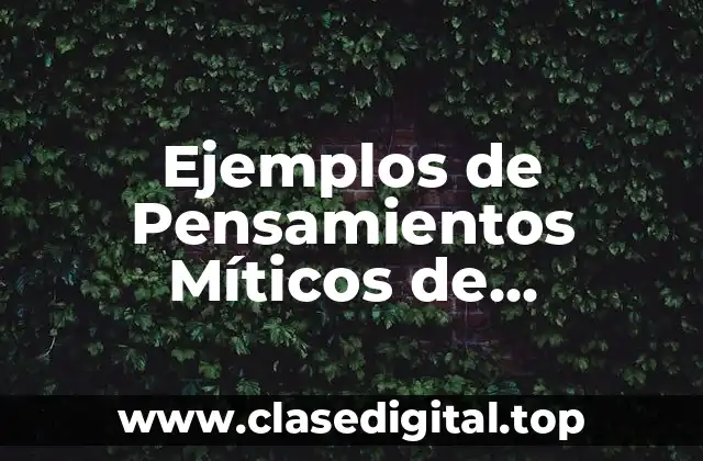 Ejemplos de Pensamientos Míticos de Codrington como Nacen los Niños y Significado