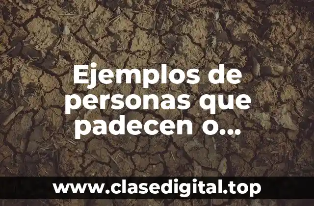 Ejemplos de personas que padecen o padecieron de trastornos alimenticios y Significado