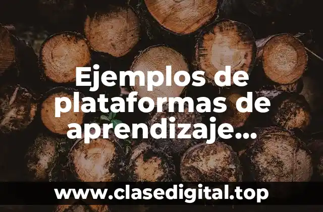 Ejemplos de plataformas de aprendizaje gratuitas