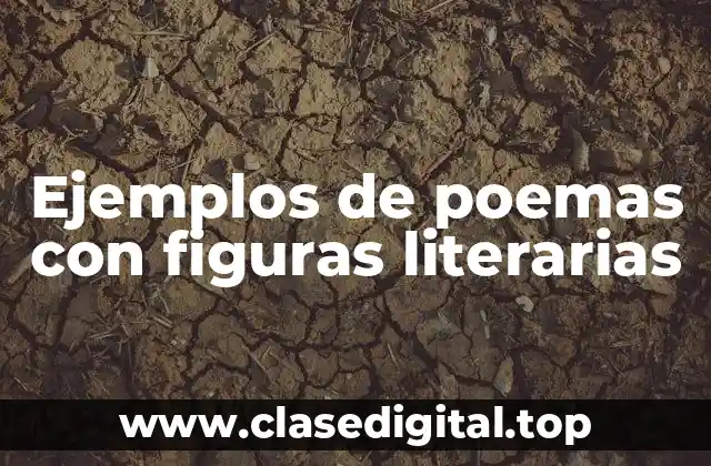 Ejemplos de poemas con figuras literarias