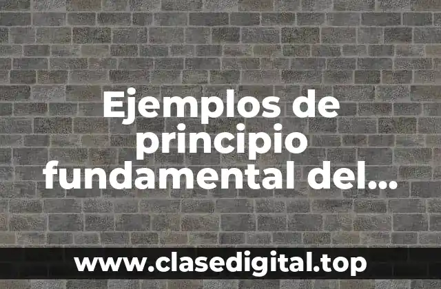 Ejemplos de principio fundamental del conteo