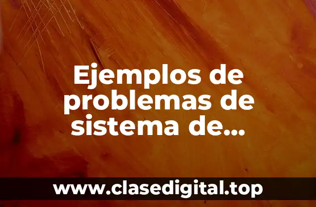 Ejemplos de problemas de sistema de ecuaciones 2×2 método gráfico