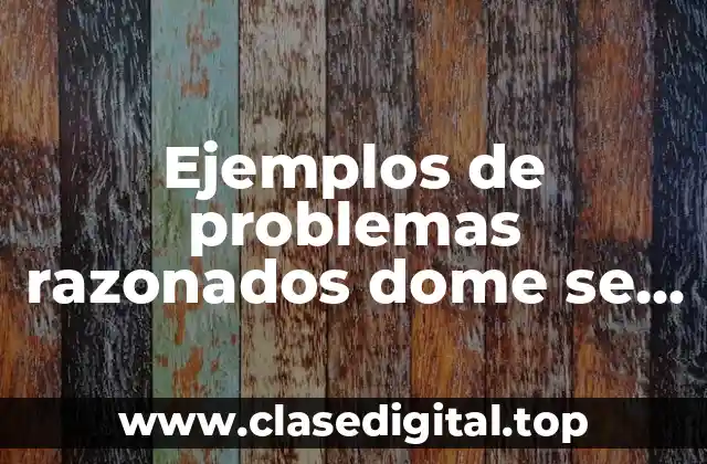 Ejemplos de problemas razonados dome se aplique el método de tales