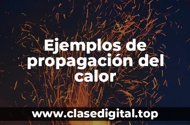 Ejemplos de propagación del calor