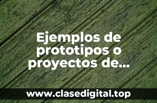 Ejemplos de prototipos o proyectos de simulación discreta y continua