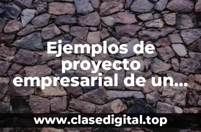 Ejemplos de proyecto empresarial de un gimnasio