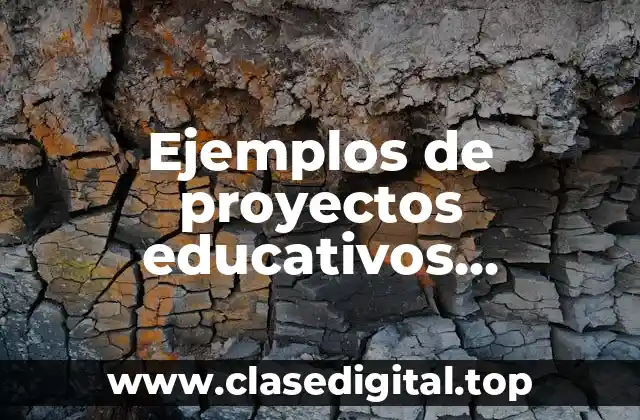 Ejemplos de proyectos educativos innovadores