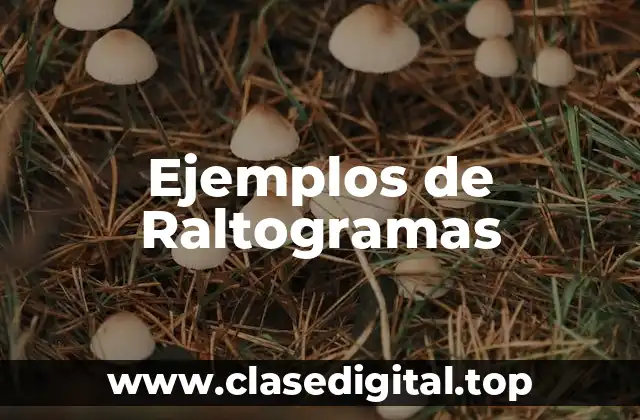 Ejemplos de Raltogramas