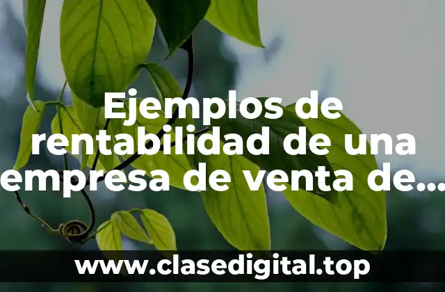 Ejemplos de rentabilidad de una empresa de venta de queso