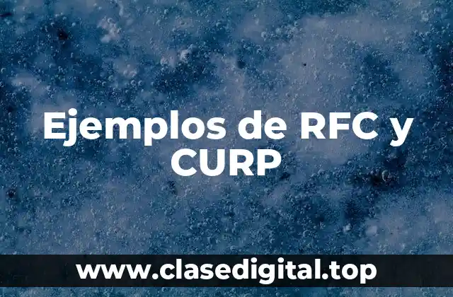 Ejemplos de RFC