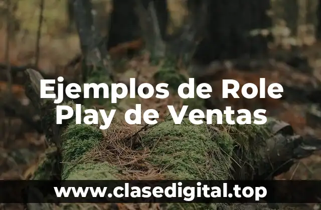 Ejemplos de Role Play de Ventas