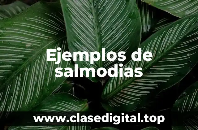 Ejemplos de salmodias